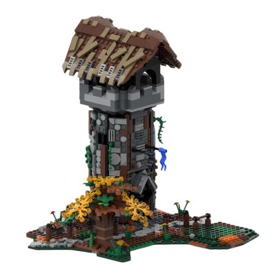 Watchtower MODULAR BUILDING MOC-62840 by Mcgreedy WITH 1218 PIECES