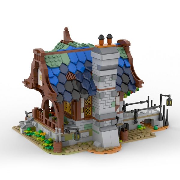 Medieval House MODULAR BUILDING MOC-79655 by Gr33tje13 with 1316 pieces