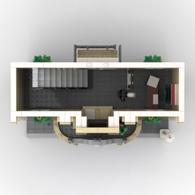 Train Station 10278 MODULAR BUILDING MOC-80238 by LegoArtisan with 1385 pieces