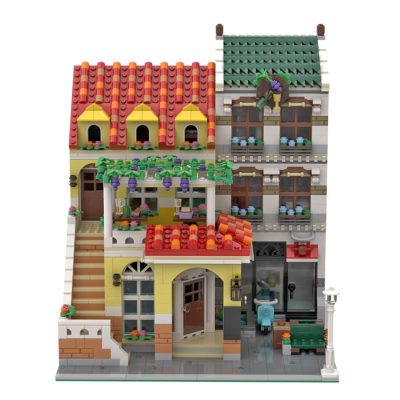 La Locanda MODULAR BUILDING MOC-85678 by LegoArtisan with 2345 pieces