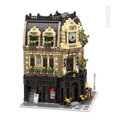 Post Office MODULAR BUILDING MOC-88507 by simon84 with 4534 pieces