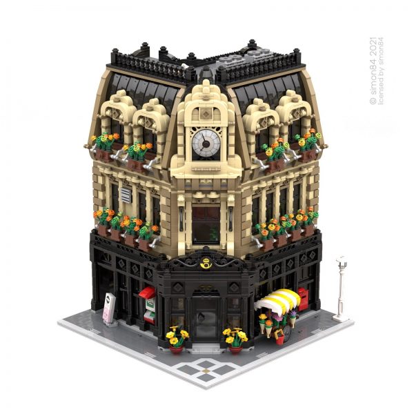 Post Office MODULAR BUILDING MOC-88507 by simon84 with 4534 pieces