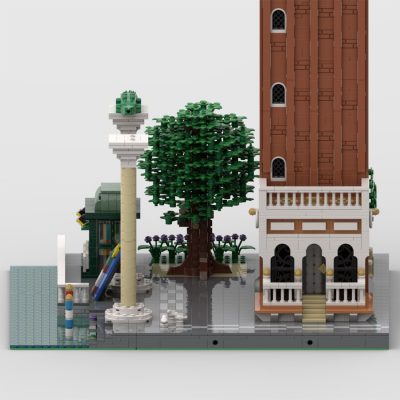 Venice Campanile and Surrounding Area MODULAR BUILDING MOC-88904 by Cvanhulle WITH 5613 PIECES
