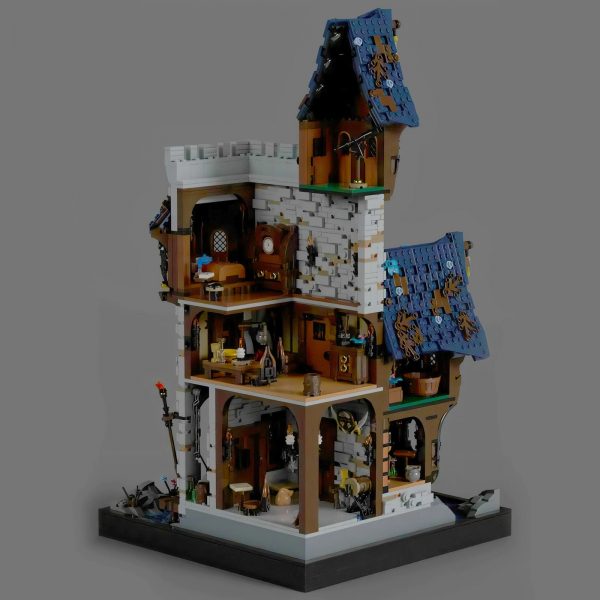 Fire Station by BrickAtive MODULAR BUILDING MOC-89350 WITH 3066 PIECES