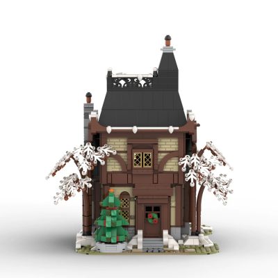 Christmas Mansion MODULAR BUILDING MOC-89215 by Gr33tje13 with 1977 pieces