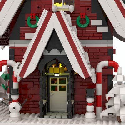 Christmas Snow House MODULAR BUILDING MOC-89798 WITH 2840 PIECES
