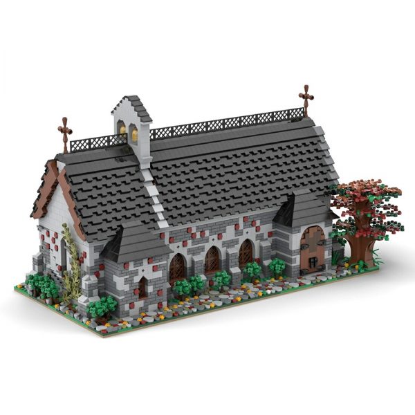 Medieval Church MODULAR BUILDING MOC-89810 by Mini Custom Set WITH 6532 PIECES