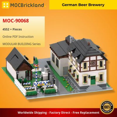 German Beer Brewery MODULAR BUILDING MOC-90068 by SteinbrueckerMOCs WITH 4552 PIECES
