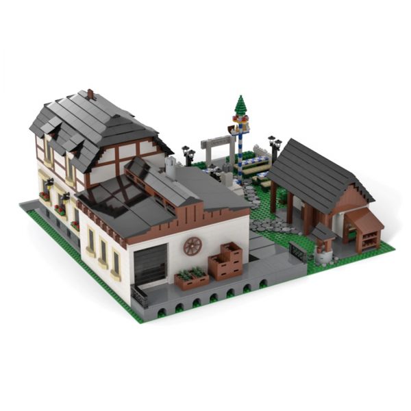 German Beer Brewery MODULAR BUILDING MOC-90068 by SteinbrueckerMOCs WITH 4552 PIECES