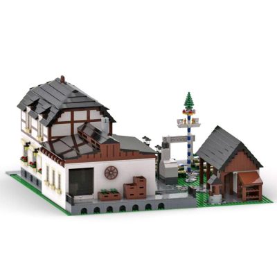 German Beer Brewery MODULAR BUILDING MOC-90068 by SteinbrueckerMOCs WITH 4552 PIECES