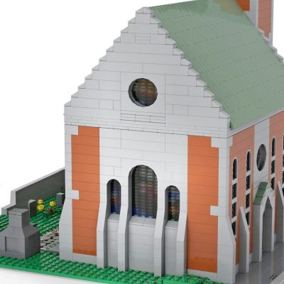 North German Church MODULAR BUILDING MOC-90525 by SteinbrueckerMOCs WITH 3122 PIECES