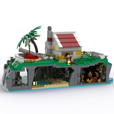 Pirates – The Conquered Outpost Modular Building MOC-90994 by cjtonic with 1014 pieces