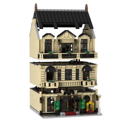 Hotel Modular Building MOC-95212 by Red5-Leader with 5454 pieces