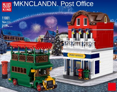 Post Office MODULAR BUILDING MOULD KING 11001 with 2179 pieces