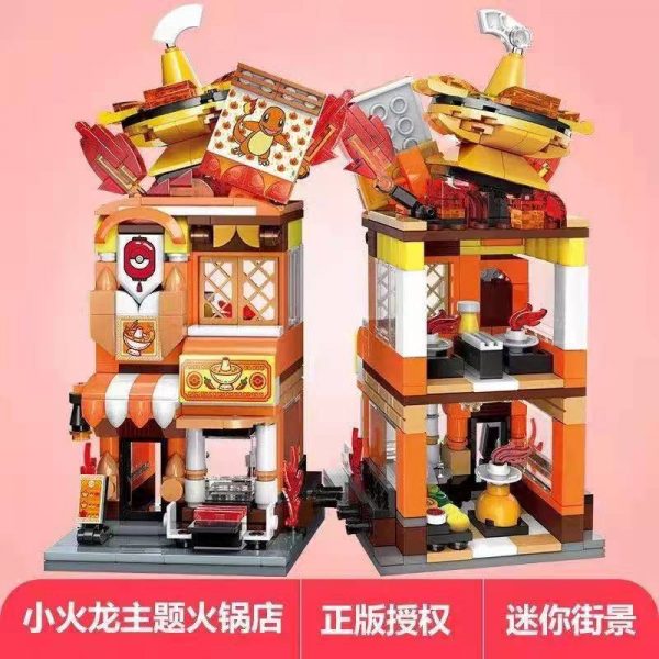 New Chinese Style Streetscape MODULAR BUILDING Qman K18002 with 2826 pieces