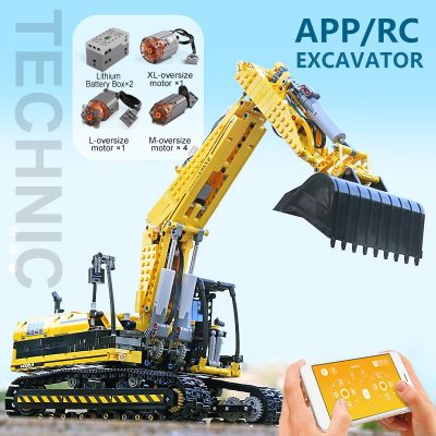 Excavator Link Belt 250 X 3 – PF Version Truck Technic MOULD KING 13112 with 1830 pieces