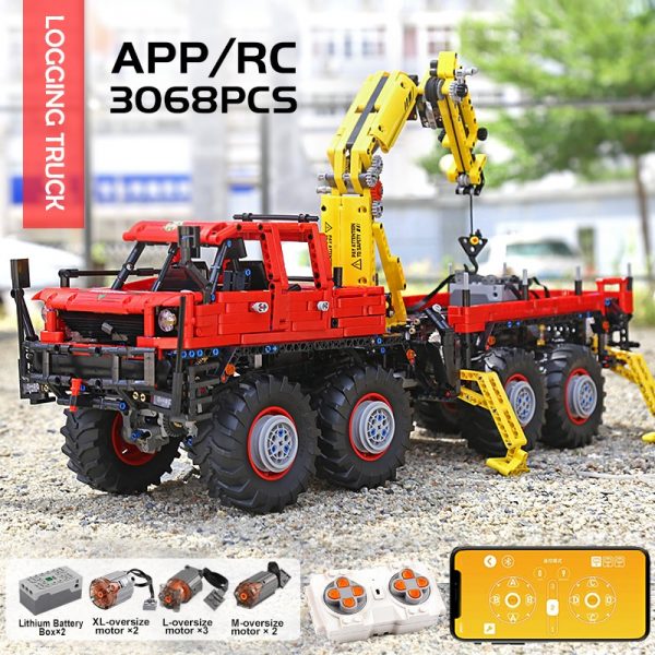 Articulated 8×8 Off-Road Remote Control Truck Technic MOULD KING 13146 with 3068 pieces