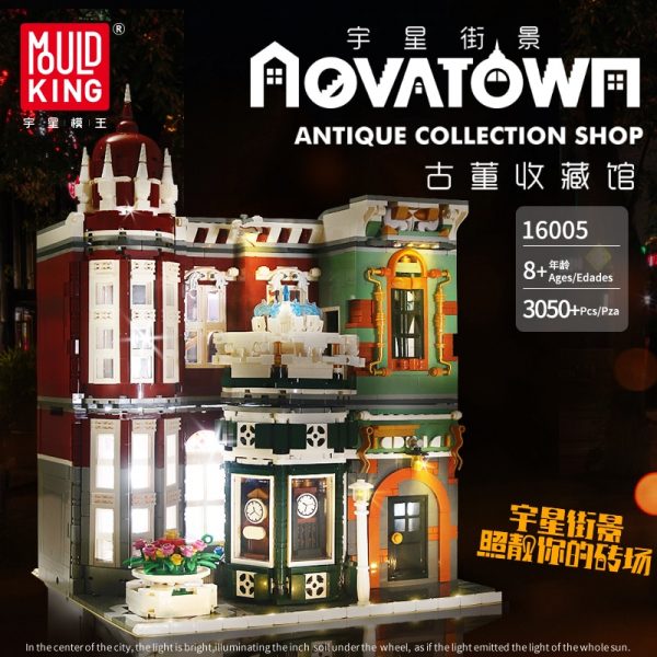 Antique Collection Shop Modular Building MOULD KING 16005 with 3050 pieces