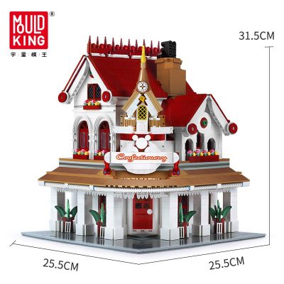 The Paradises Corner Restaurant Modular Building MOULD KING 11003 with 2616 pieces