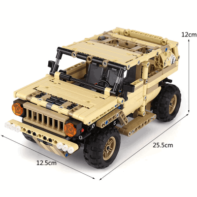 Military Hummer Military MOULD KING 13009 with 536 pieces