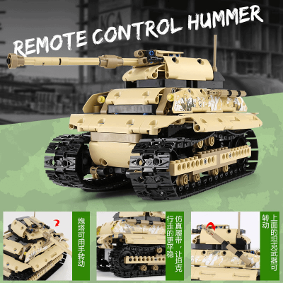 Huge Tank Military MOULD KING 13011 with 497 pieces