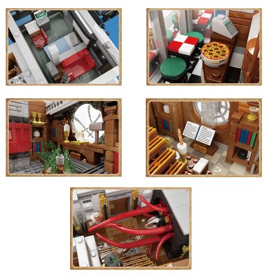 SANCTORUM With Light Modular Building MOULD KING 16037 with 3588 pieces