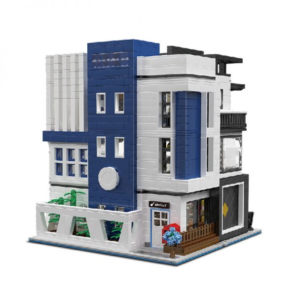 Novatown: Art Gallery Showcase Modular Building MOULD KING 16043 with 3536 pieces