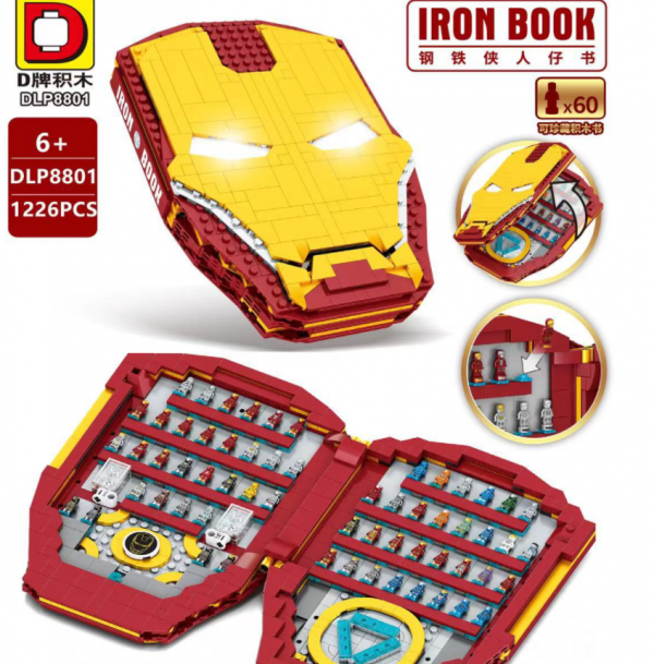 Revenge Heroes Iron Book MOVIE DLP 8801 with 1226 pieces