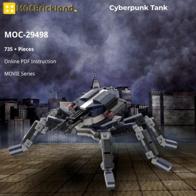 Cyberpunk Tank MOVIE MOC-29498 by AsgardianStudio with 735 pieces