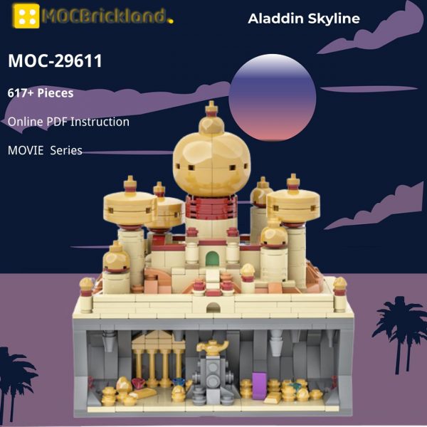 Aladdin Skyline MOVIE MOC-29611 WITH 617 PIECES