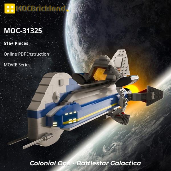 Colonial One – Battlestar Galactica MOVIE MOC-31325 by Malcav with 516 pieces