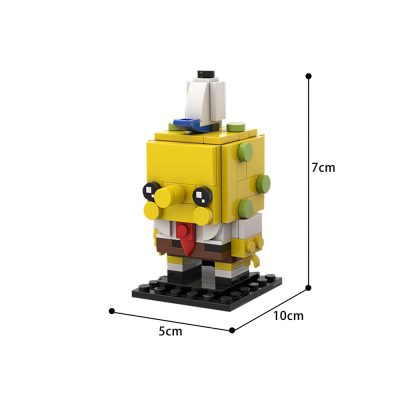 Spongebob and Gary Brickheadz MOVIE MOC-38051 by VNMBricks WITH 154 PIECES