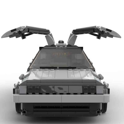 DeLorean Time Machine from Back To The Future MOVIE MOC-38590 by YCBricks with 896 pieces