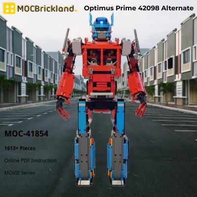 Optimus Prime 42098 Alternate MOVIE MOC-41854 by Stevil9 WITH 1613 PIECES