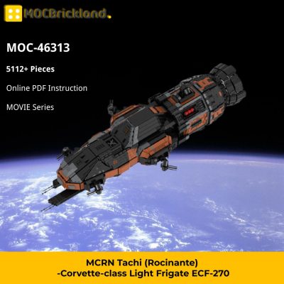 MCRN Tachi (Rocinante)-Corvette-class Light Frigate ECF-270 MOVIE MOC-46313 WITH 5112 PIECES