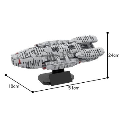 Battlestar Galactica – UCS Scale MOVIE MOC-57856 with 3498 pieces