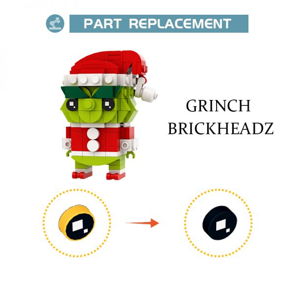 Grinch Brickheadz MOVIE MOC-64380 WITH 184 PIECES