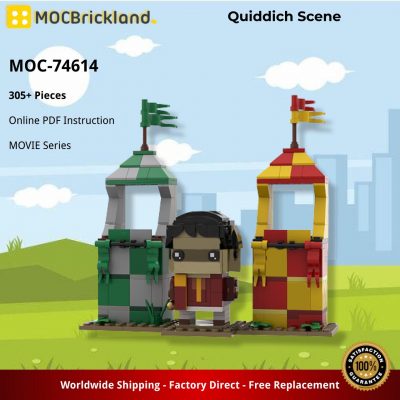 Quiddich Scene MOVIE MOC-74614 by LegoMocBrickheadz WITH 305 PIECES