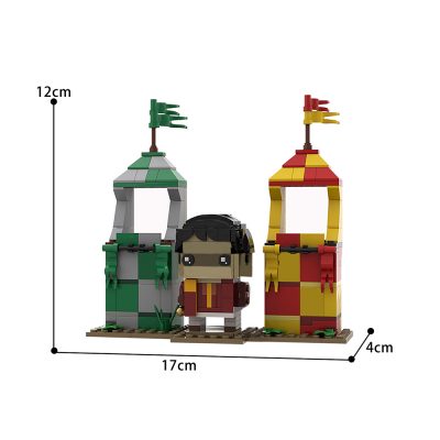 Quiddich Scene MOVIE MOC-74614 by LegoMocBrickheadz WITH 305 PIECES