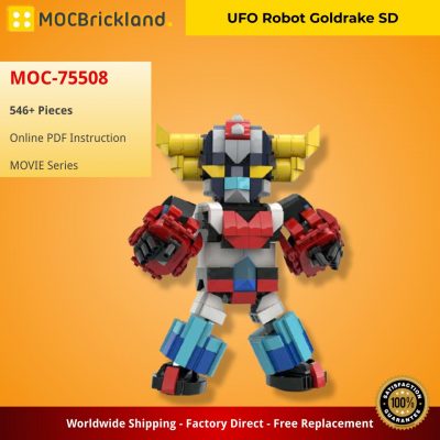 UFO Robot Goldrake SD MOVIE MOC-75508 by Gabryboy80 with 546 pieces