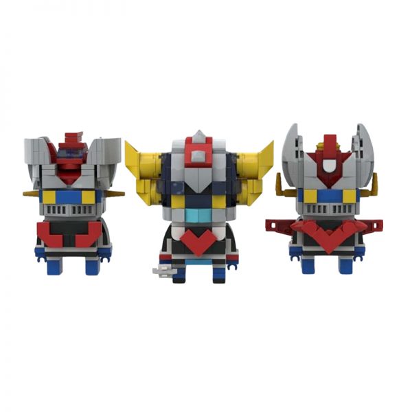 Robot Pack Mazinger Z, Great Mazinger and Goldrake Movie MOC-77462 with 484 pieces