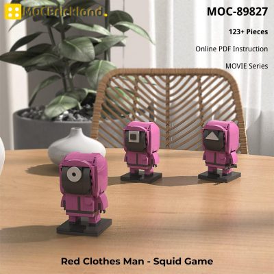 Red Clothes Man – Squid Game MOVIE MOC-89827 WITH 123 PIECES