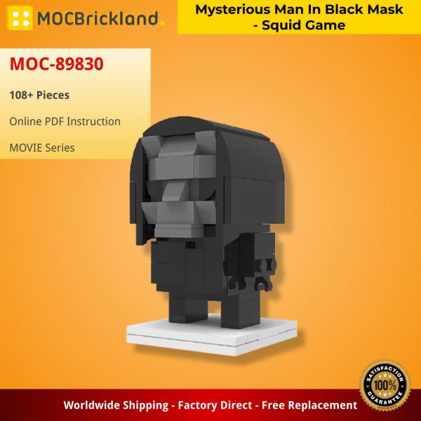 Mysterious Man In Black Mask – Squid Game MOVIE MOC-89830 WITH 108 PIECES