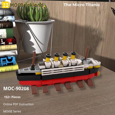 The Micro Titanic MOVIE MOC-90208 with 152 pieces