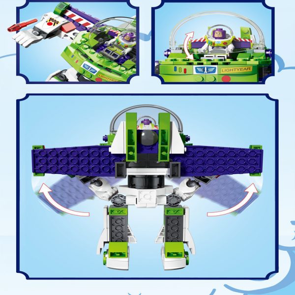 Buzz Light Year Movie SX 9060 with 243 pieces