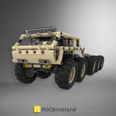 MOC 25142 Desert Snake 10x10 Tatra RC by Steelman14a with 544 pieces