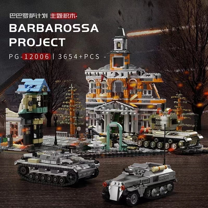 Barbarossa Project PANGU PG-12006 Modular Building with 3654 Pieces