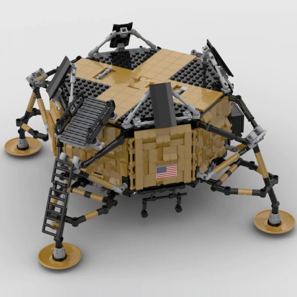Apollo Lunar Module SPACE MOC-29829 by FreakCube with 3470 pieces