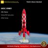 Tintin Moon Rocket SPACE MOC-39001 with 278 pieces