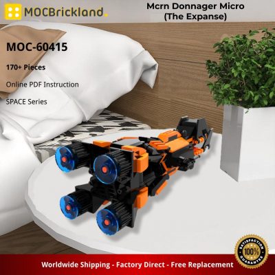 Mcrn Donnager Micro (The Expanse) SPACE MOC-60415 WITH 170 PIECES